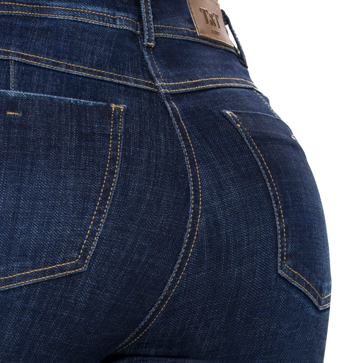 Jean Mom Tiro Alto Azul Tyt Jeans Cabo Verde - foto 3