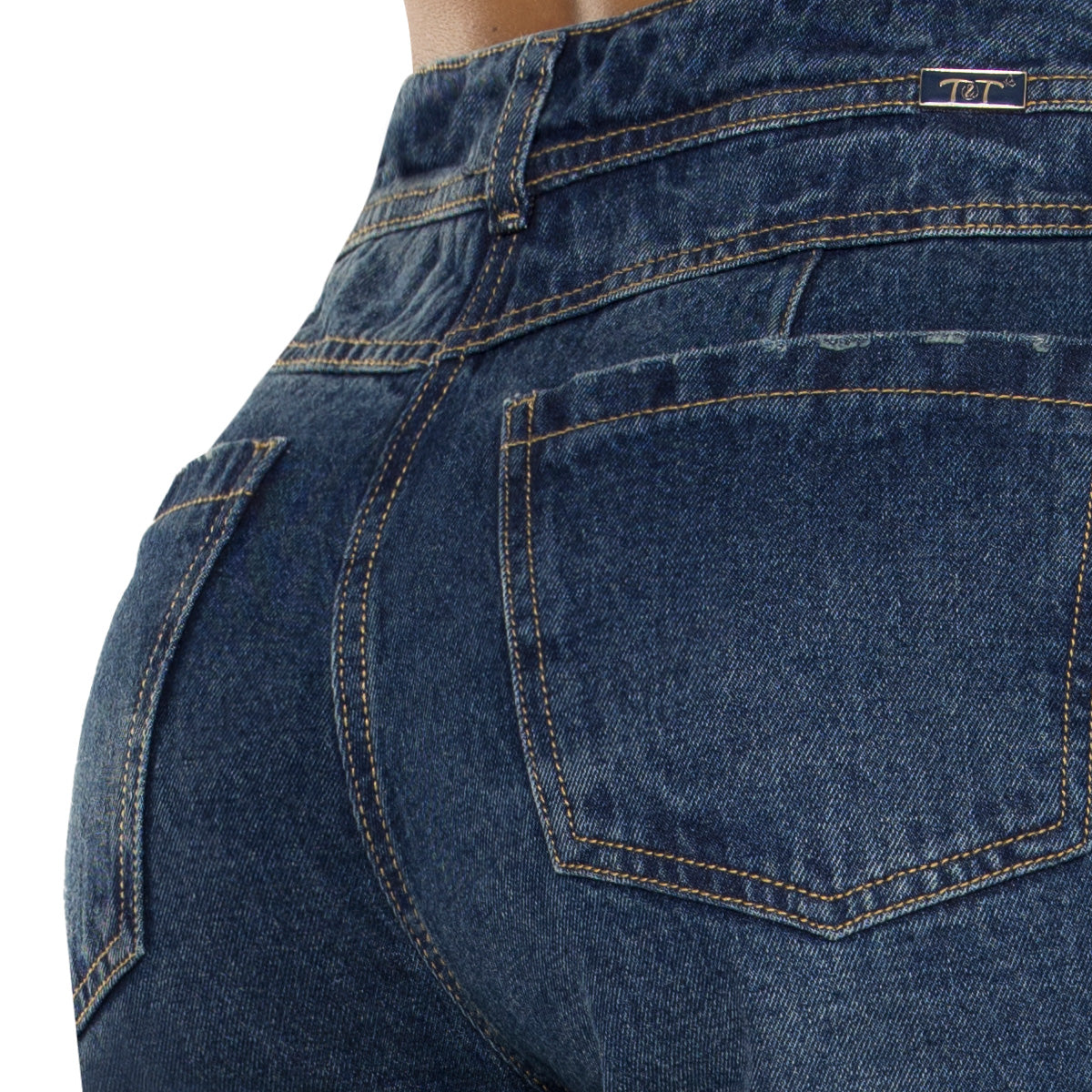 Jean Mom Tiro Alto Azul Tyt Jeans Irán - foto 3