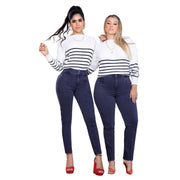 Jean Mom Push Up Azul Oscuro Tyt Claudia