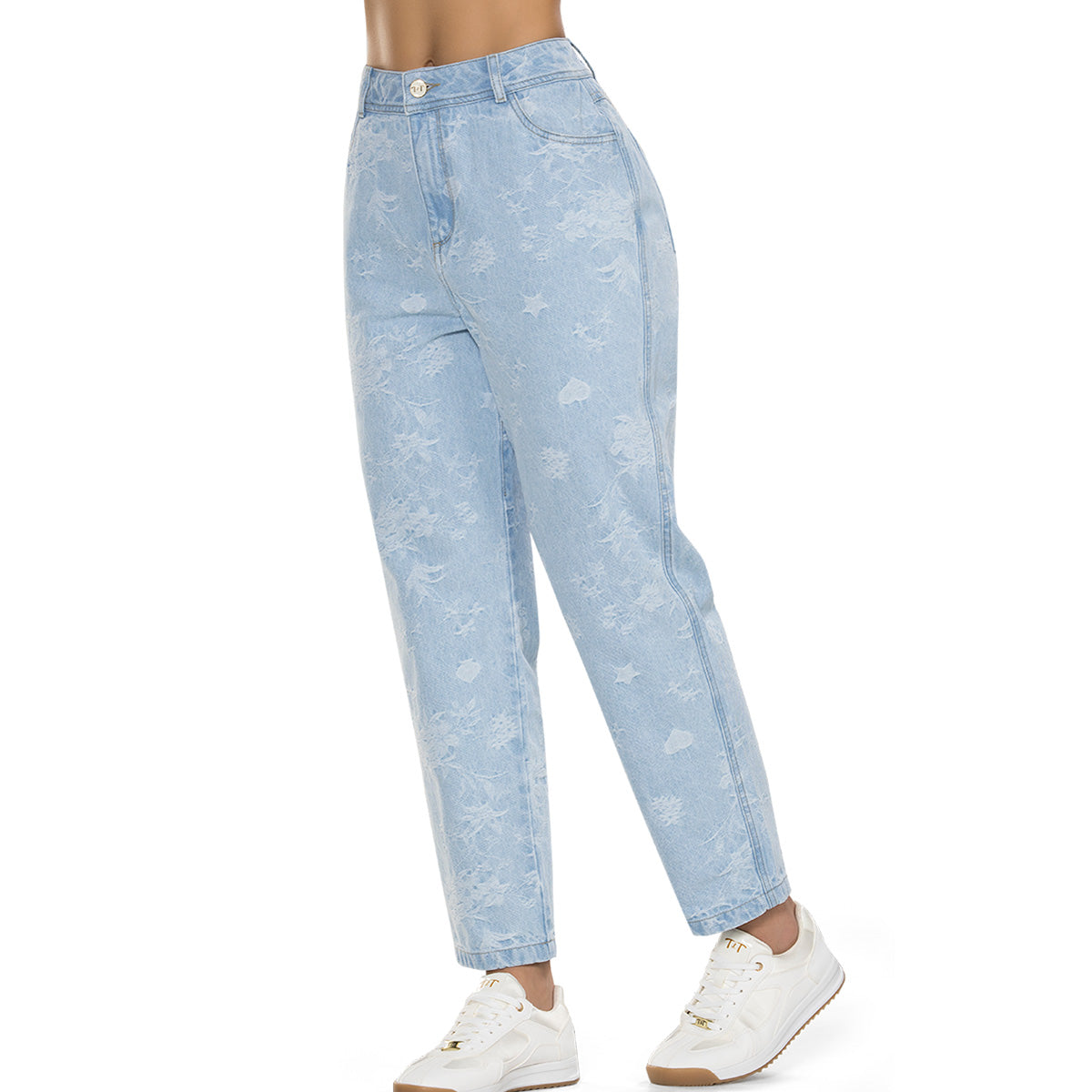 Jean Mom Tiro Alto Azul Tyt Jeans Jordania - foto 2