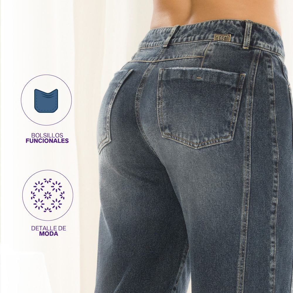 Jean Barrel Azul Tyt Jeans Montería - 42