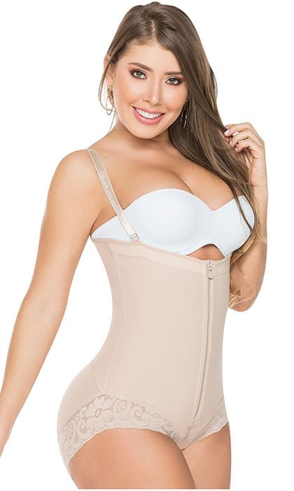 Faja Body Panty Moldeador Tiras Removibles Salome 0412 - 2XL