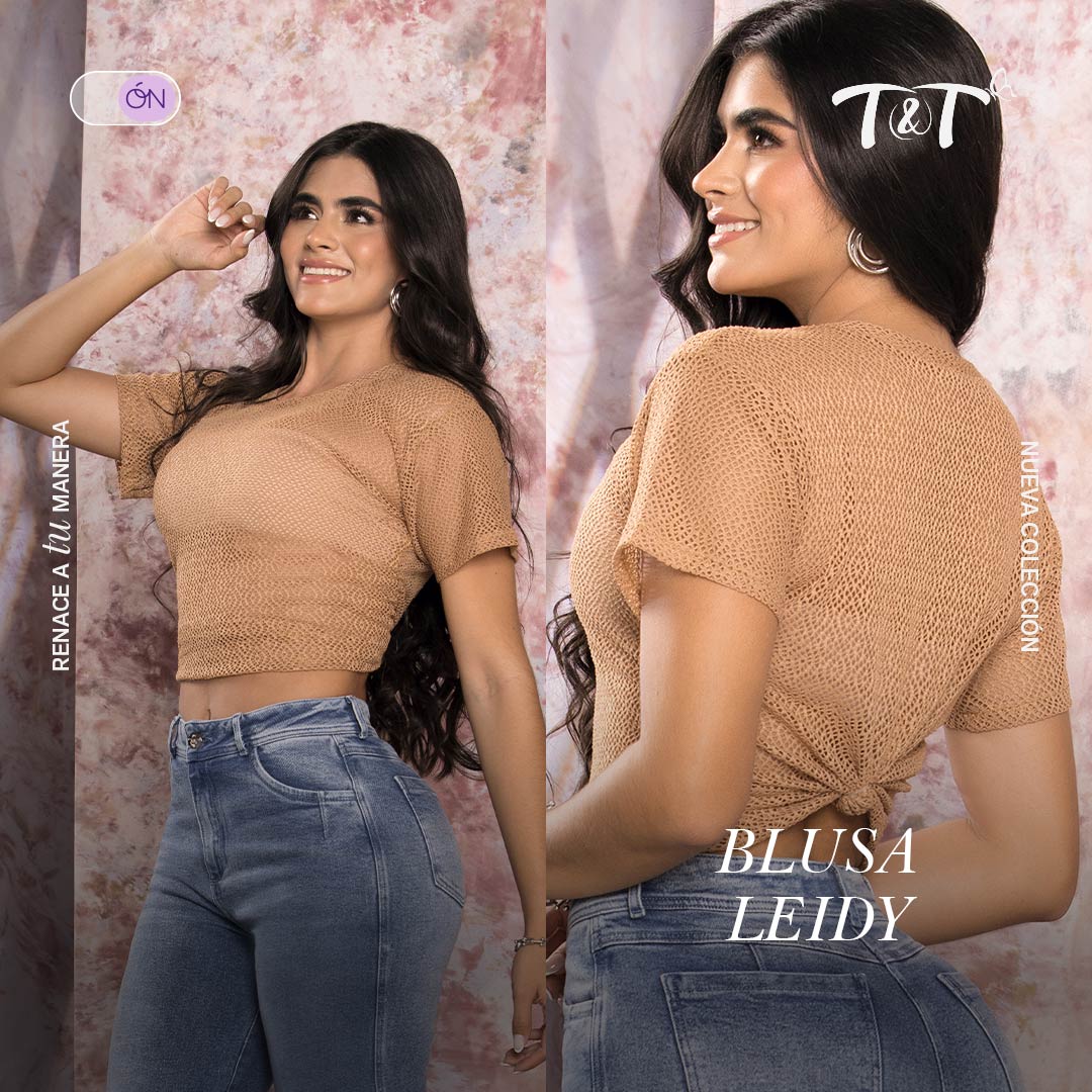 Blusa Tejido Crochet Cocoa TyT Leidy