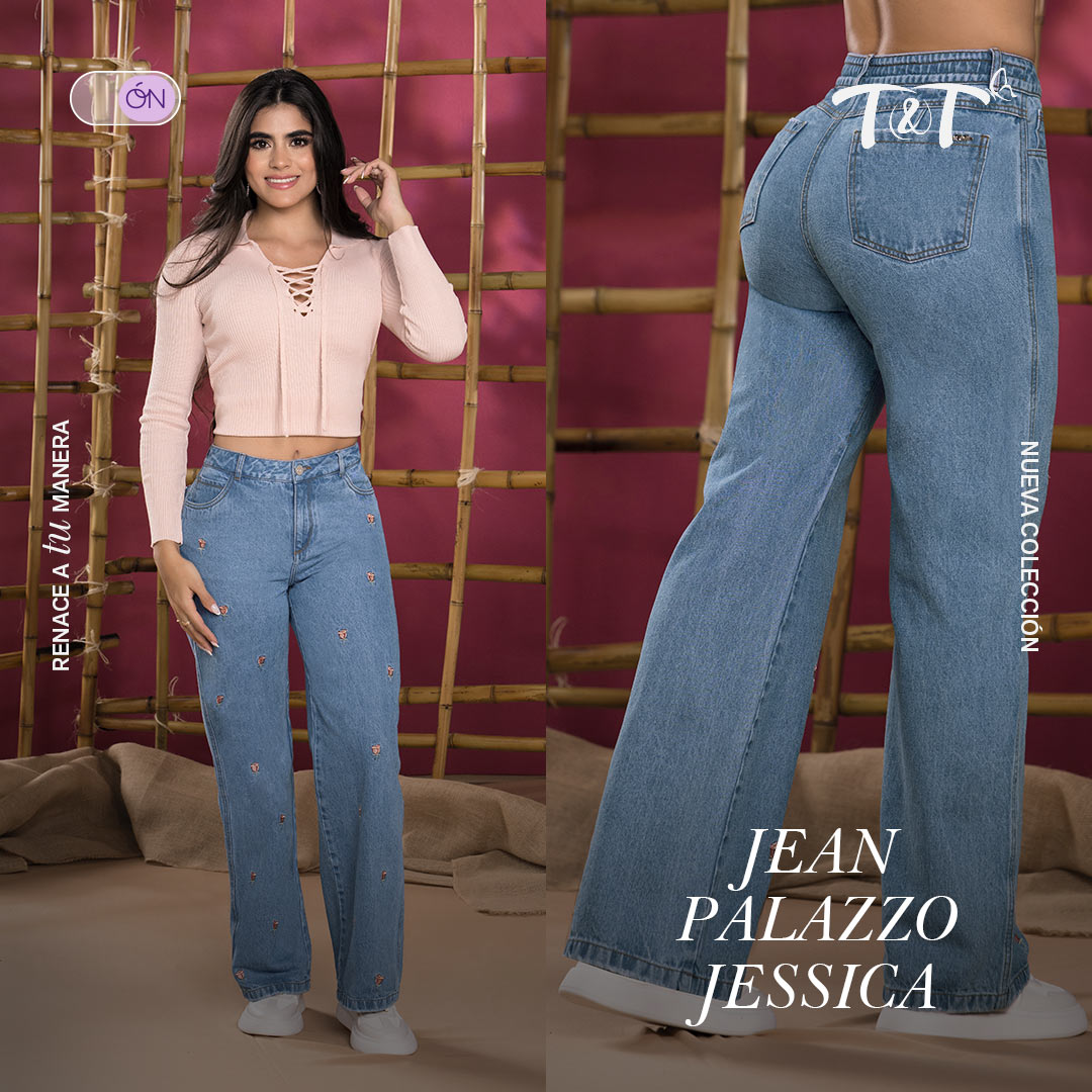 Jean Palazzo Azul Mujeron Jessica - 42