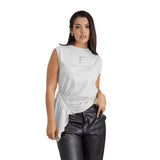 Blusa Ajustada Blanca Mujerón 16502