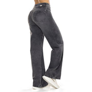 Jean Palazzo Tiro Alto Gris Tyt Jeans Estados Unidos - foto 1