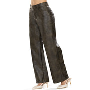 Jean Palazzo Tiro Alto Verde Tyt Jeans República Checa - foto 2