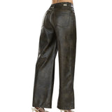 Jean Palazzo Tiro Alto Verde Tyt Jeans República Checa