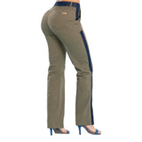 Jeans Dril Tiro Alto Verde Salvia Tyt Oeste