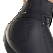 Pantalón Tiro Súper Alto Negro Tyt Panamá - foto 4