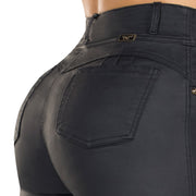 Pantalón Tiro Alto Negro Tyt Turquía - foto 4