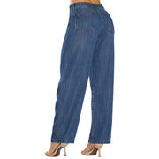 Jeans Baggy Tiro Alto Azul Tyt Piedad - 36