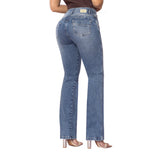 Jeans Push Up Azul Petróleo Tyt Placer