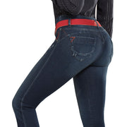 Jean Push Up Azul Mujeron Ciprés - 42