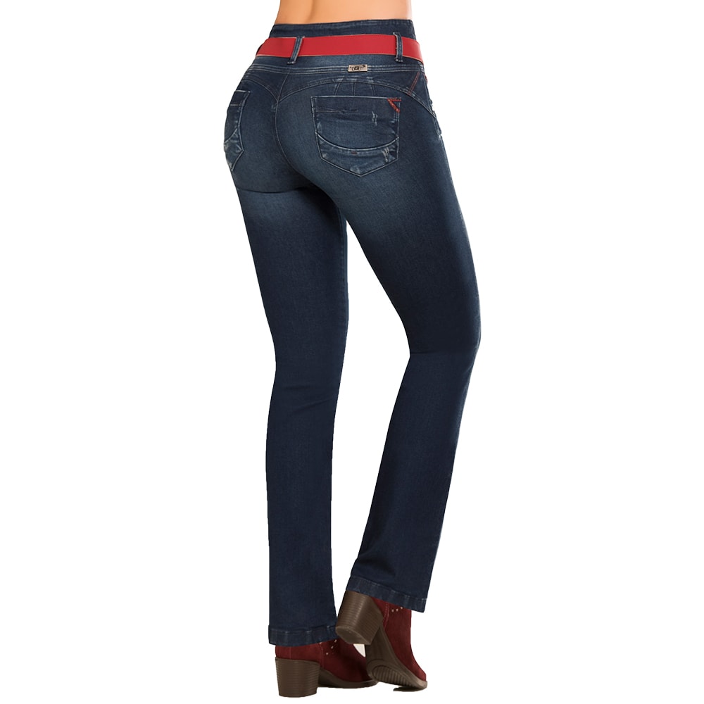 Jean Push Up Azul Mujeron Ciprés - 38