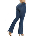 Jean Push Up Campana Azul Tyt Jeans Puertocarreño