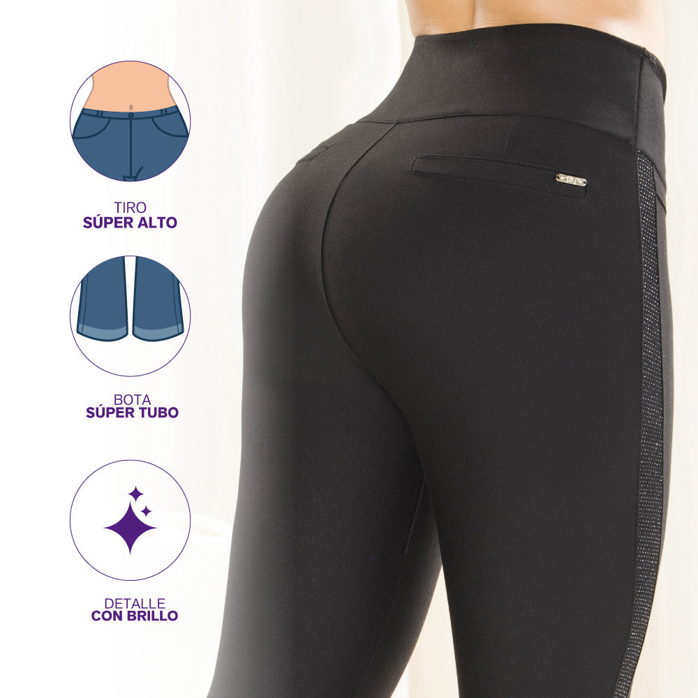 Leggin Tiro Super Alto Negro TyT Santa Fé