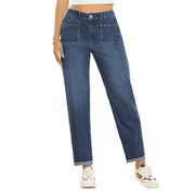 Jeans Barrel Tiro Alto Azul Tyt Jeans Santander - 38