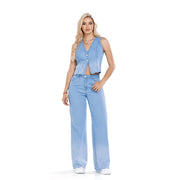 Jean Palazzo Azul Claro Sharapova - 42
