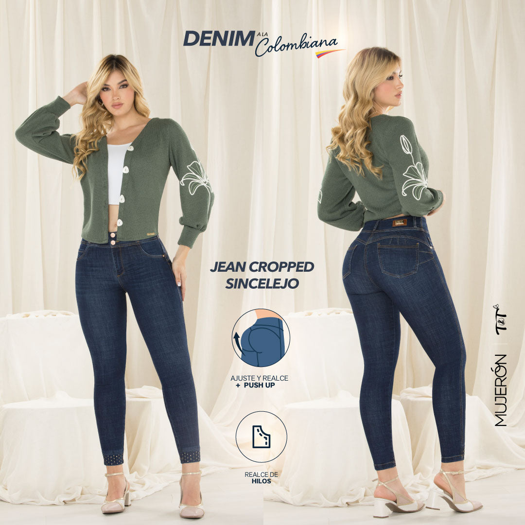 Jean Push Up Azul Tyt Sincelejo - 44