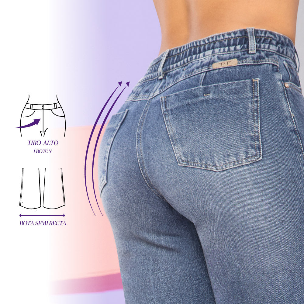 Jeans Recto Azul TyT Sirena