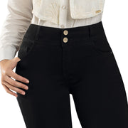 Jean Push Up Tiro Alto Negro Tyt Jeans Soledad - foto 3