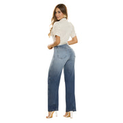 Jeans Palazzo Azul Tyt Jeans Sucre - 42