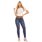 Jeans Push Up Azul Mujeron Ternura - 42