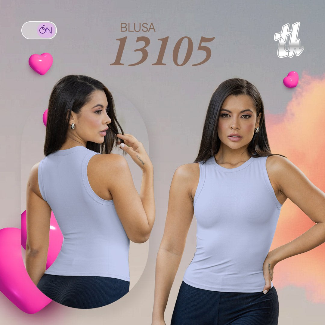 Blusa Ajustada Lila THModa 13105