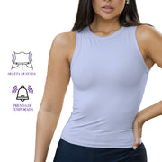 Blusa Ajustada Lila THModa 13105 — detalle de la prenda