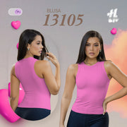 Blusa Ajustada Sandia THModa 13105