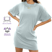 Camisa Oversize Gris Mujerón 16320 — detalle de la prenda