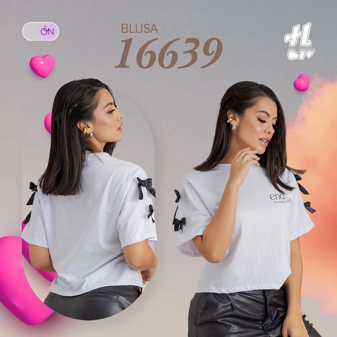 Blusa Comfort Algodón Blanco THModa 16639