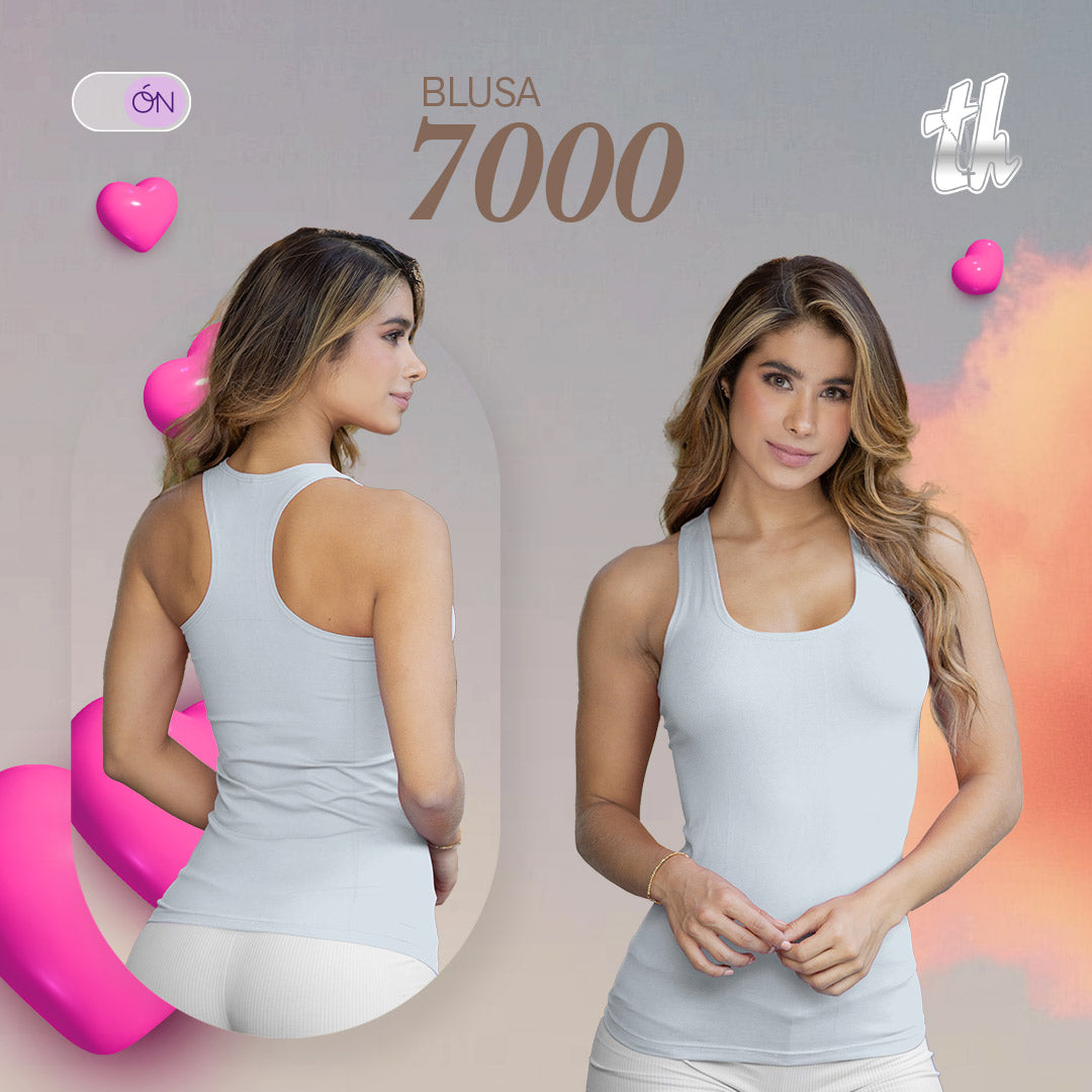 Blusa Ajustada Nylon Habano Mujerón 7000
