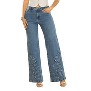 Jean Push Up Wide Leg Azul Vintage Tyt Tolima - 38