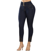 Jeans Push Up Azul Petróleo Tyt Jeans Trini - 38