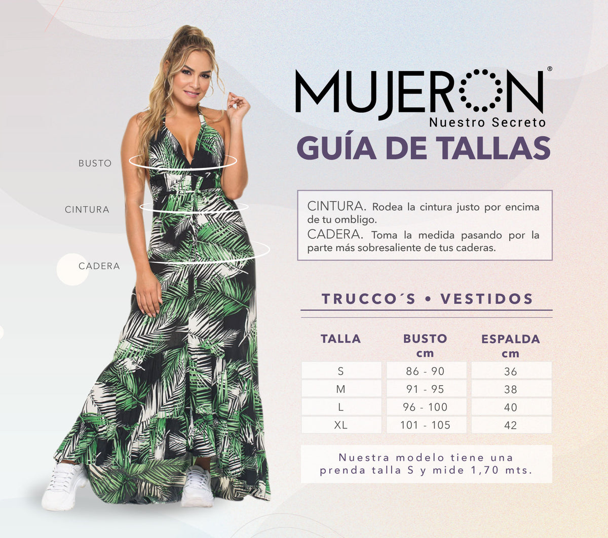 Vestido Largo Tirantes Beige Truccos B35044034