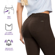 Pantalón Baggy Café TyT Johana — detalle de la prenda