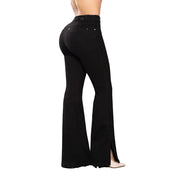 Jeans Bota Campana Push Up Negro Mujeron Natalia - 36