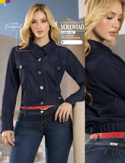 Chaqueta Manga Larga Azul Oscuro Tyt Voluntad - foto 5