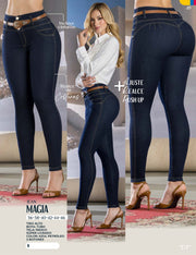 Jean Push Up Tiro Alto Azul Tyt Jeans Magia - foto 4