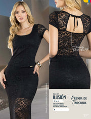 Blusa Manga Corta Negra Tyt Ilusión - foto 4
