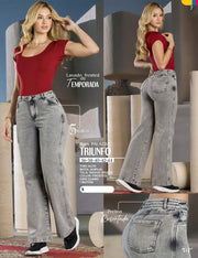 Jean Palazzo Tiro Alto Azul Tyt Jeans Triunfo - foto 5