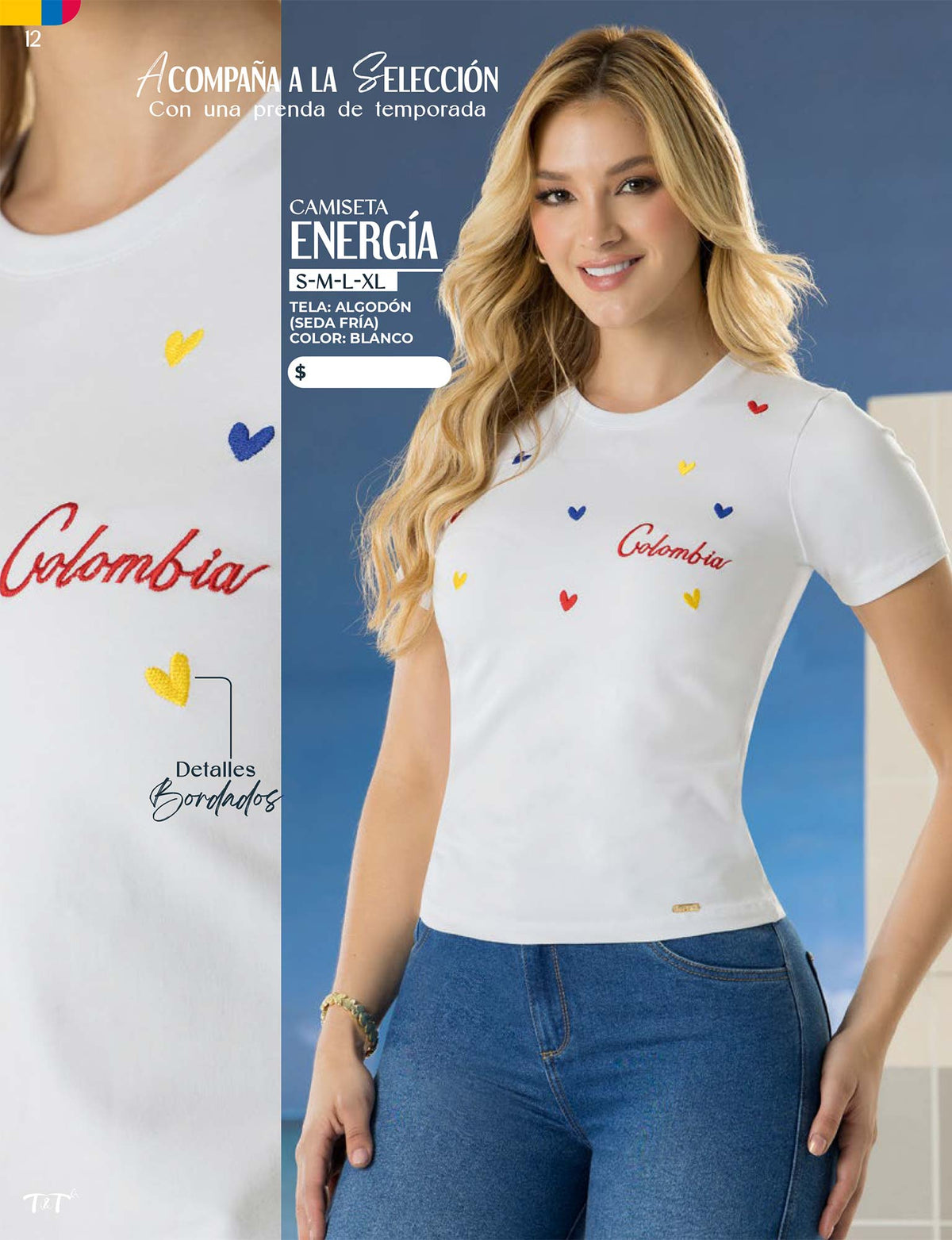 Polera Manga Corta Blanca Tyt Energía - foto 5