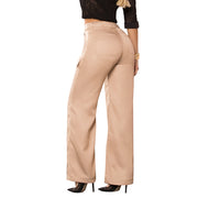 Pantalón Palazzo Cargo Beige Mujeron Ivanna - 36