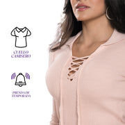 Saco Confort Palo De Rosa TyT Nicol — detalle de la prenda