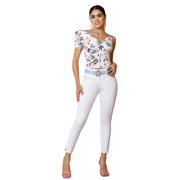 Jean Push Up Blanco Tyt Gabriela - 38