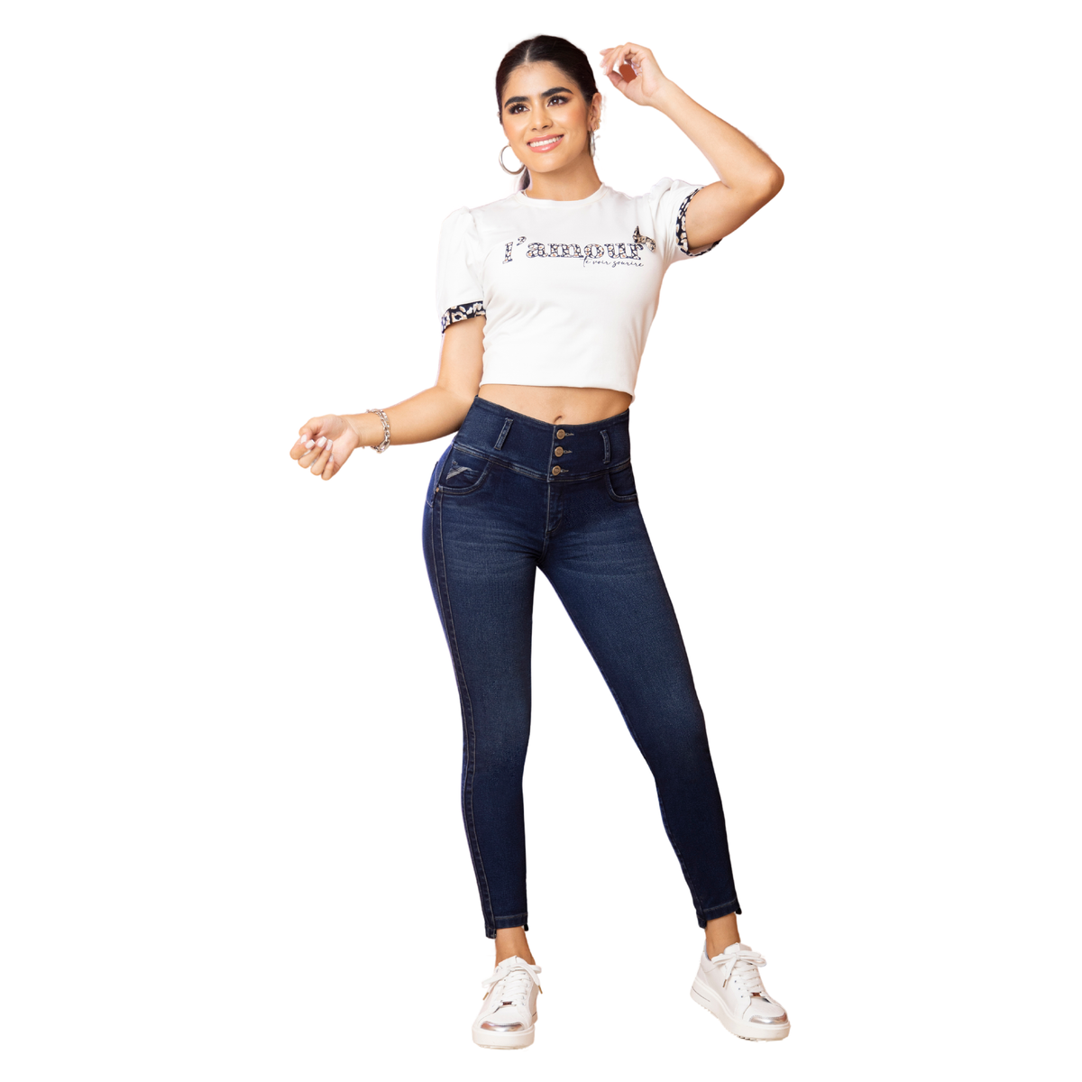 Camiseta Ajustada Beige TyT Eliana