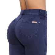 Jean Mom Push Up Azul Oscuro Tyt Claudia - 42