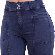 Jean Mom Push Up Azul Oscuro Tyt Claudia - 44